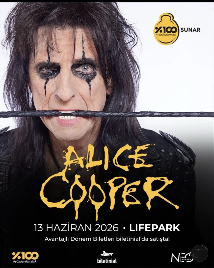 Alice Cooper İstanbul’da Yılın En Güçlü Rock Gösterisini Yapmaya Hazırlanıyor