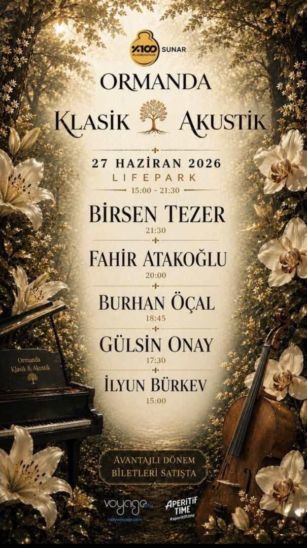 Lifepark’ta Ormanda Klasik & Akustik: Gün Işığından Geceye Uzanan Açık Hava Programı