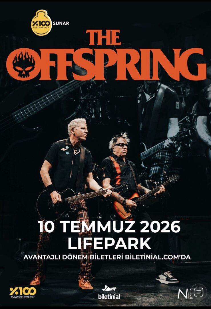 The Offspring, 20 yıl aradan sonra Türkiye’de dinleyiciyle buluşmaya hazırlanıyor.